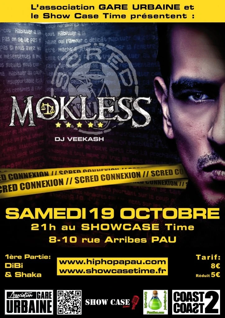Mokless concert Pau 2013 Showcase