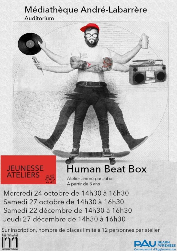 Médiathèque Andre Labarrère Atelier Human Beatbox